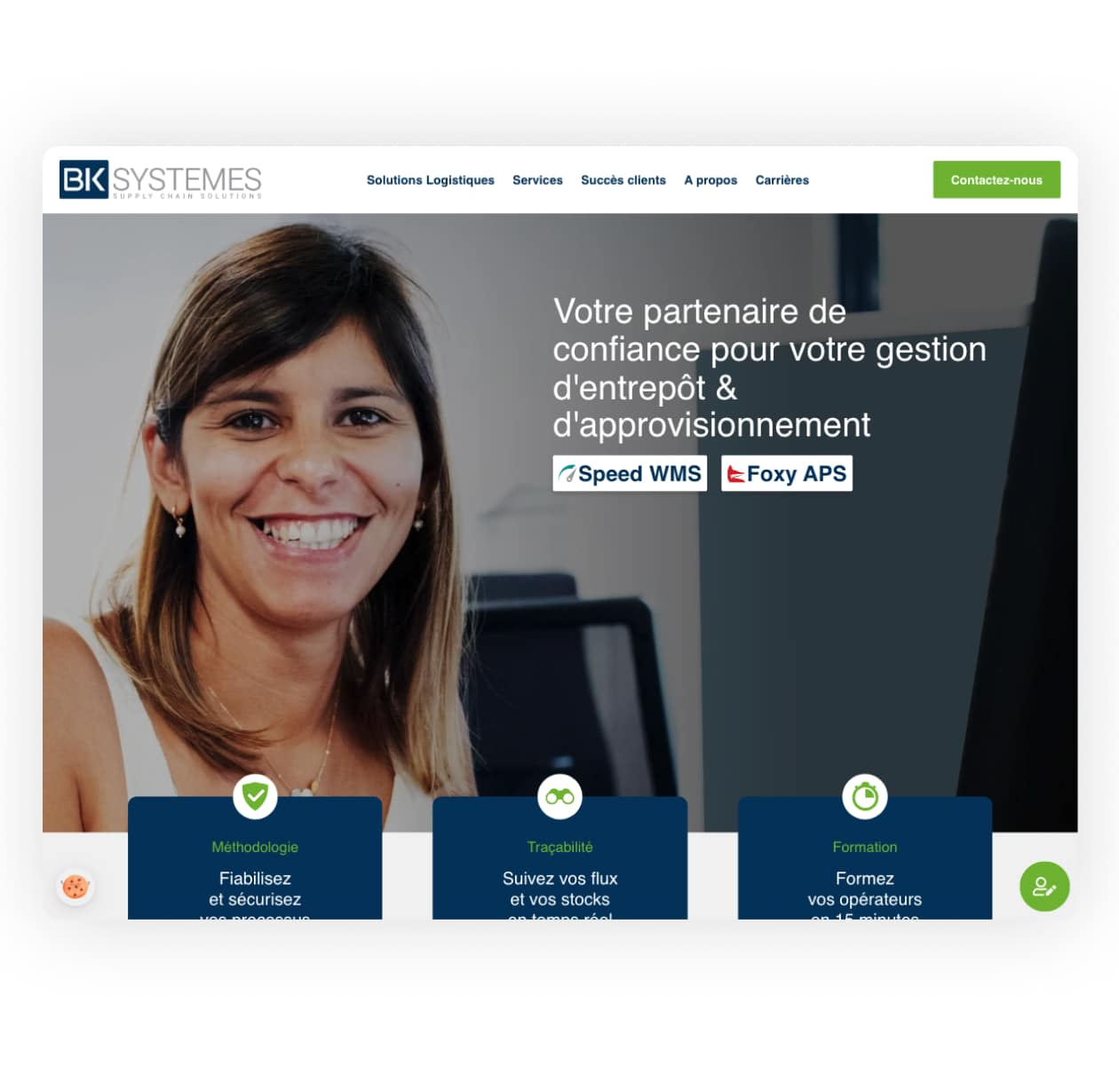 Site web BK Systemes par Studio HB