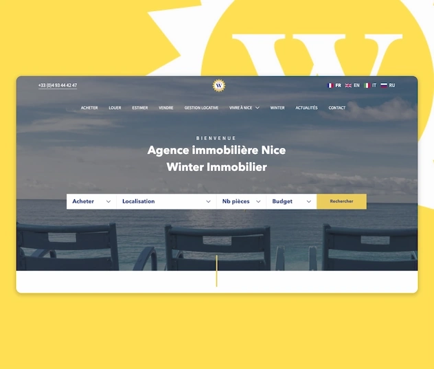 site web immobilier winter immobilier